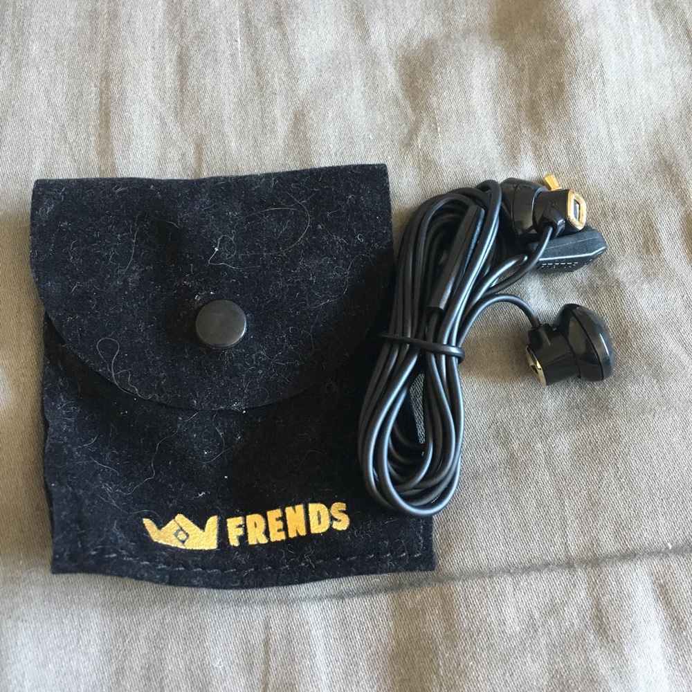 Frends Black and Gold Accent Earbuds